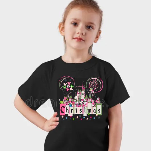 Mickey Mouse Ears, Castle & Disney Characters Tシャツ