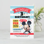 Mickey Mouse Fun Birthday Customizable Invitation 招待状 (スタンド正面)