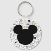 Mickey Mouse Fun Birthday key chain favor キーホルダー (正面)