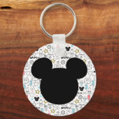 Mickey Mouse Fun Birthday key chain favor キーホルダー (正面)