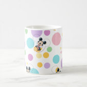 Mickey Mouse Polka Dot Baby Shower コーヒーマグカップ (中央)