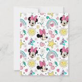 Mickey Mouse Polka Dot Baby Shower 招待状 (裏面)