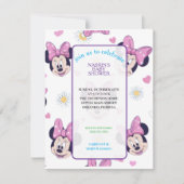 Mickey Mouse Polka Dot Baby Shower 招待状 (正面)