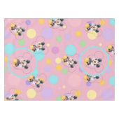Mickey Mouse Polka Dot  red Baby Shower テーブルクロス (正面(横))