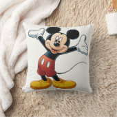 Mickey Mouse Pumpkin Character – Halloween Cartoon クッション (ブランケット)