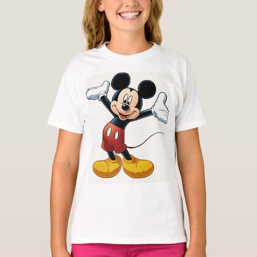 Mickey Mouse Pumpkin Character – Halloween Cartoon Tシャツ (正面)