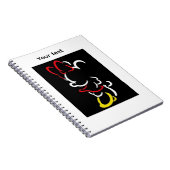 Mickey spiral notebook  ノートブック (右側)