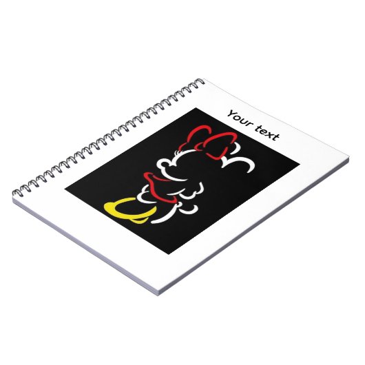Mickey spiral notebook  ノートブック (左側)