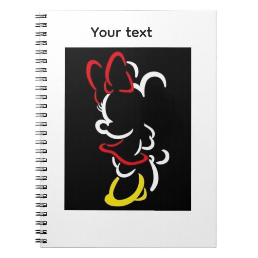 Mickey spiral notebook  ノートブック (正面)