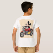 Mickey's Motorbike Adventure Tシャツ (裏面フル)