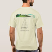 Mico Verdeの乗組員のTシャツ(自然な) Tシャツ (裏面)