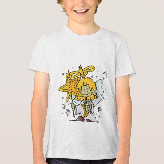 Micol - der fröhliche Sternenengel トライブレンドTシャツ (正面)