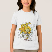 Micol - der fröhliche Sternenengel トライブレンドTシャツ (正面)