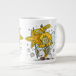 Micol - der fröhliche Sternenengel Lendenkissen ジャンボコーヒーマグカップ