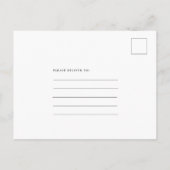 Microの結婚Burgundyフローラが日付を保存 案内ポストカード (裏面)