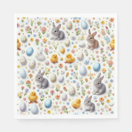Micro Ditsy Easter Luncheon Napkins スタンダードランチョンナプキン