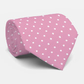 Micro Dots On Light Pink Background Classic ネクタイ (ロール)