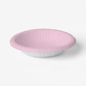 Micro Polka Dot White - Light Pink ペーパーボウル (傾斜あり)