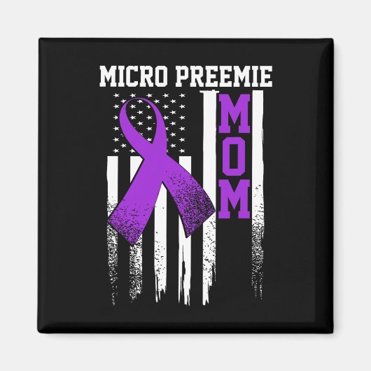 Micro Preemie Nicu New Mom Healthy Earthrough誕生 マグネット (正面)