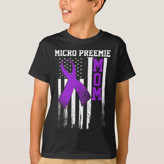 Micro Preemie Nicu New Mom Healthy Earthrough誕生 Tシャツ (正面)
