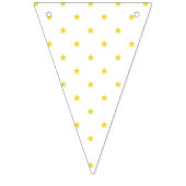 Micro Stars Golden Yellow - White バンティングフラッグ (第2の旗)