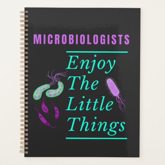Microbiologists Enjoy The Little Things プランナー手帳 (正面)