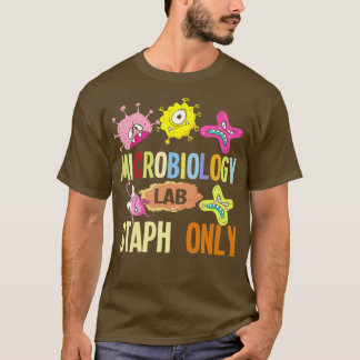 Microbiology Lab Staphのみ Tシャツ