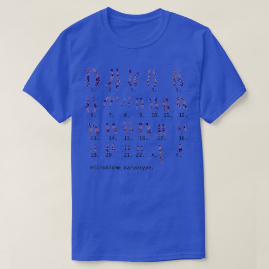 Microbiome Karyotype 1 Tシャツ (デザイン正面)