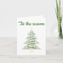 Microblade/browアーティストホリデーカード シーズンカード