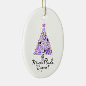 Microbladerギフト – マイクロブレードアーティストクリスマス セラミックオーナメント (右)