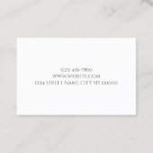 Microblading眉毛と点毛サロン 名刺 (裏面)