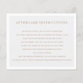 Microblading Brow Aftercare Instructions Gray (正面)