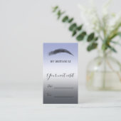 Microblading Browsサロン、グラデーションアポイントメントカード 予約カード (スタンド正面)