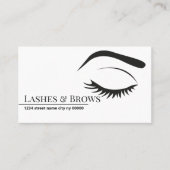Microblading Brows & Lashes, Makillash Extensions 名刺 (正面)