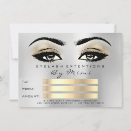 Microblading Lashesメイクアップアーティスト証明書ギフト