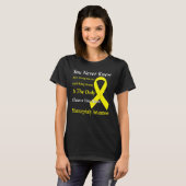 Microcephaly Awareness Yellow Ribbon Support Tシャツ (正面フル)