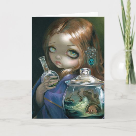 「Microcosm:海の怪物」グリーティングカード カード (正面)