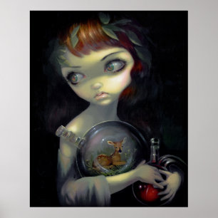 Microcosm: Fawn ARTプリントゴシック性錬金術lowbrow ポスター