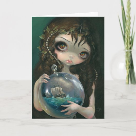 「Microcosm: Seascape」グリーティングカード カード (正面)