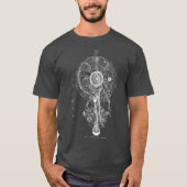 MICROCOSMOS GODHEAD  Occult Sacred Geometry Tシャツ (正面)