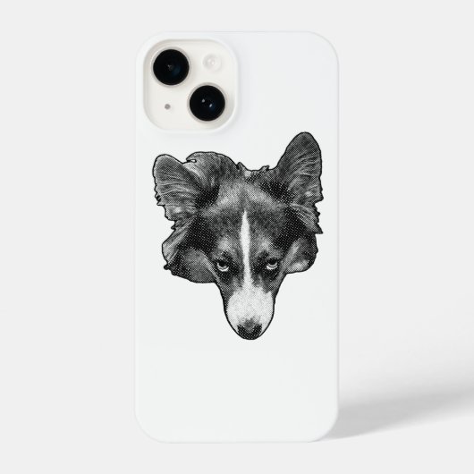 microdot bright face iPhoneケース (裏面)