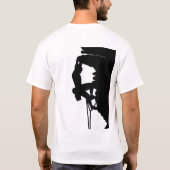 Microfiber筋肉ワイシャツに上る石 Tシャツ (裏面)