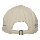 Micrognome Hat (Light) 刺繍入りキャップ (裏面)