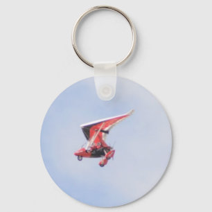 Microlightの飛行機 キーホルダー