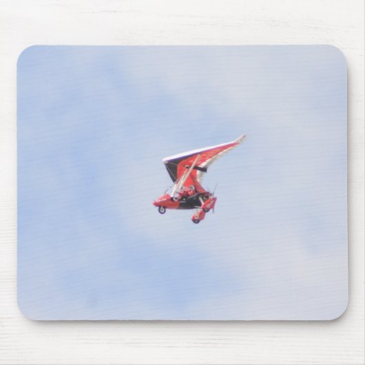 Microlightの飛行機 マウスパッド (正面)