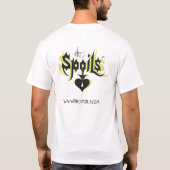 Micromajigの落書き + ロゴ tシャツ (裏面)