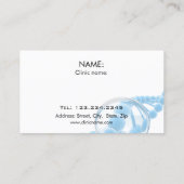 microneedleの皮のトリートメントを得ている女性 名刺 (裏面)