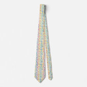 Micropattern Spider Neck Tie | 虹色カラフル ネクタイ (正面)