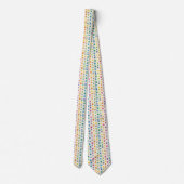 Micropattern Spider Neck Tie | 虹色カラフル ネクタイ (裏面)
