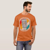 Microphone Broadcasting Video Producer Tシャツ (正面フル)